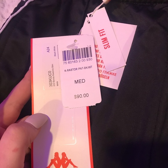 slim fit kappa joggers - Picture 3 of 4